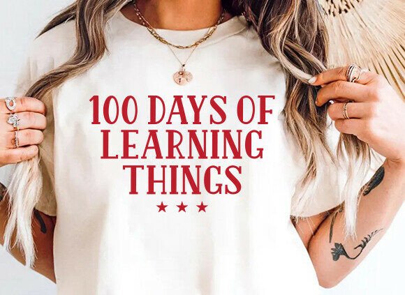100th Days of School Svg, Teacher 100th