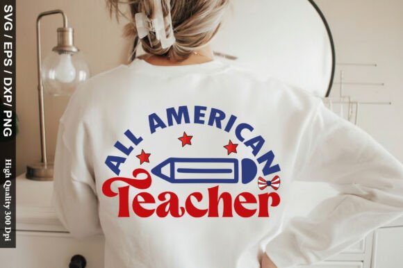 All American Teacher Svg Review