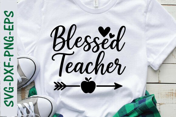 Blessed Teacher PNG, Teacher SVG Graphics