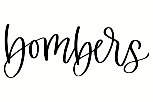 Bombers Graphics: A Modern Athletic Design Asset for Local Business Branding