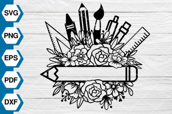 Flower Teacher SVG: Graphics and Illustrations for Creative Projects