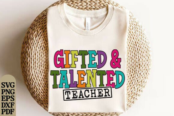 Gifted and Talented Teacher SVG: A Creative Design for Stronger Branding