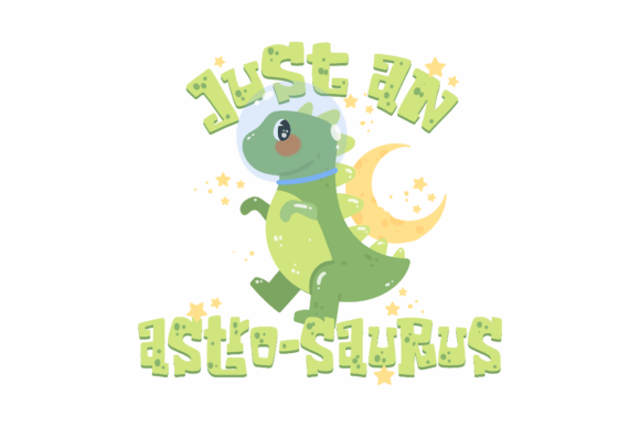 ✨ Just an Astro-Saurus: A Unique Graphic Design Asset for Crafts and Branding