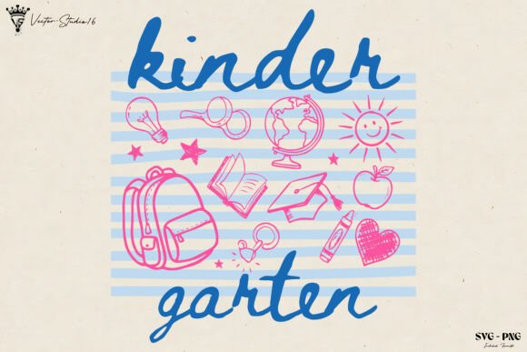 Kindergarten Classroom Teacher SVG PNG