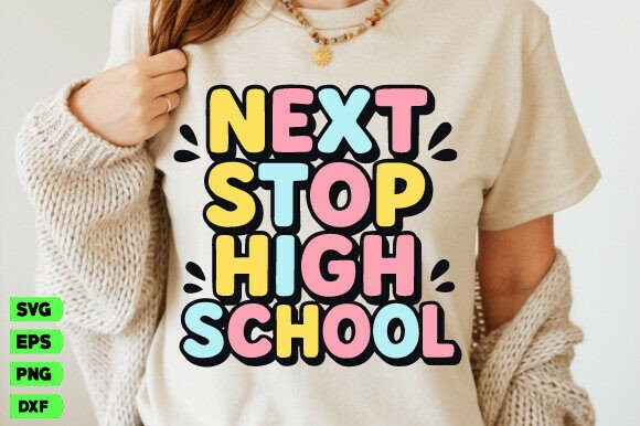 Next Stop High School SVG, Teacher Svg