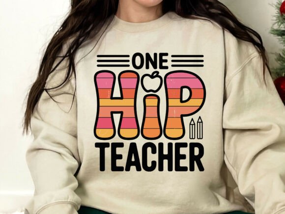 One Hip Teacher SVG PNG, Teacher Bunny Graphics