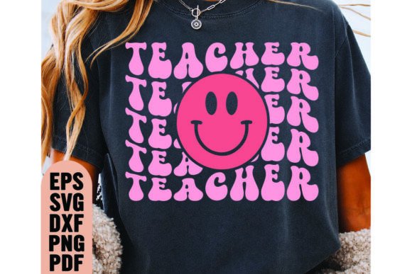 Retro Teacher Svg, Teacher Svg