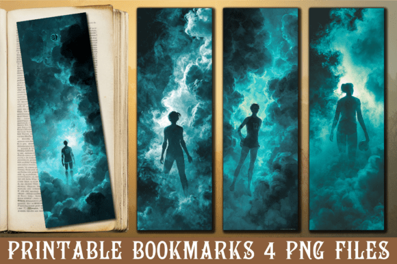 Silhouette Volleyball Dreamy Bookmark for Crafts and Graphics