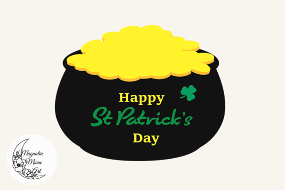 St Patrick’s Day Pot: A Versatile Graphic Design Asset for Crafts and Branding