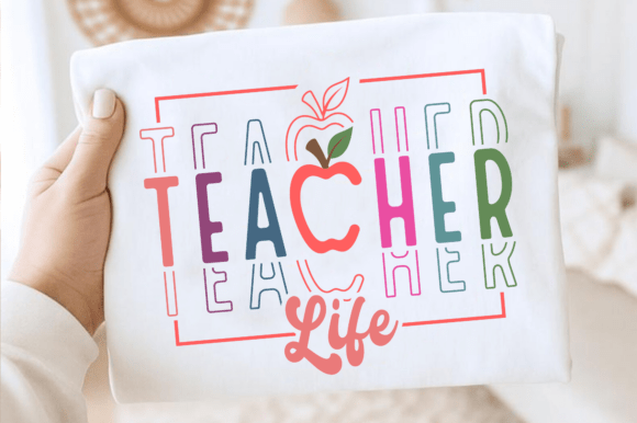 Teacher Life SVG, School PNG, Teacher SVG