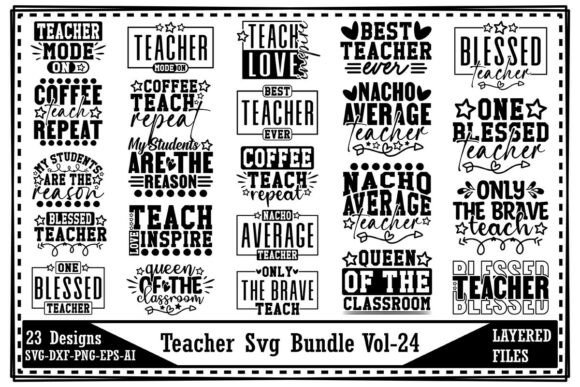 Teacher Svg Bundle Vol-24: A Designer’s Practical Take